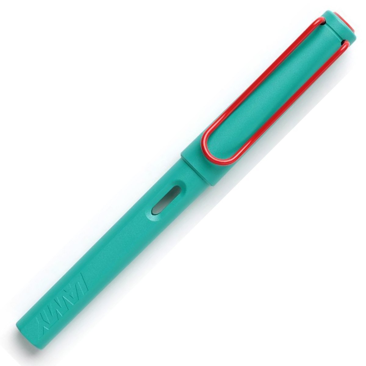 Lamy Ramie Safari Fountain Pen Aquamarine Red Clip (f Thighted) ограниченное количество