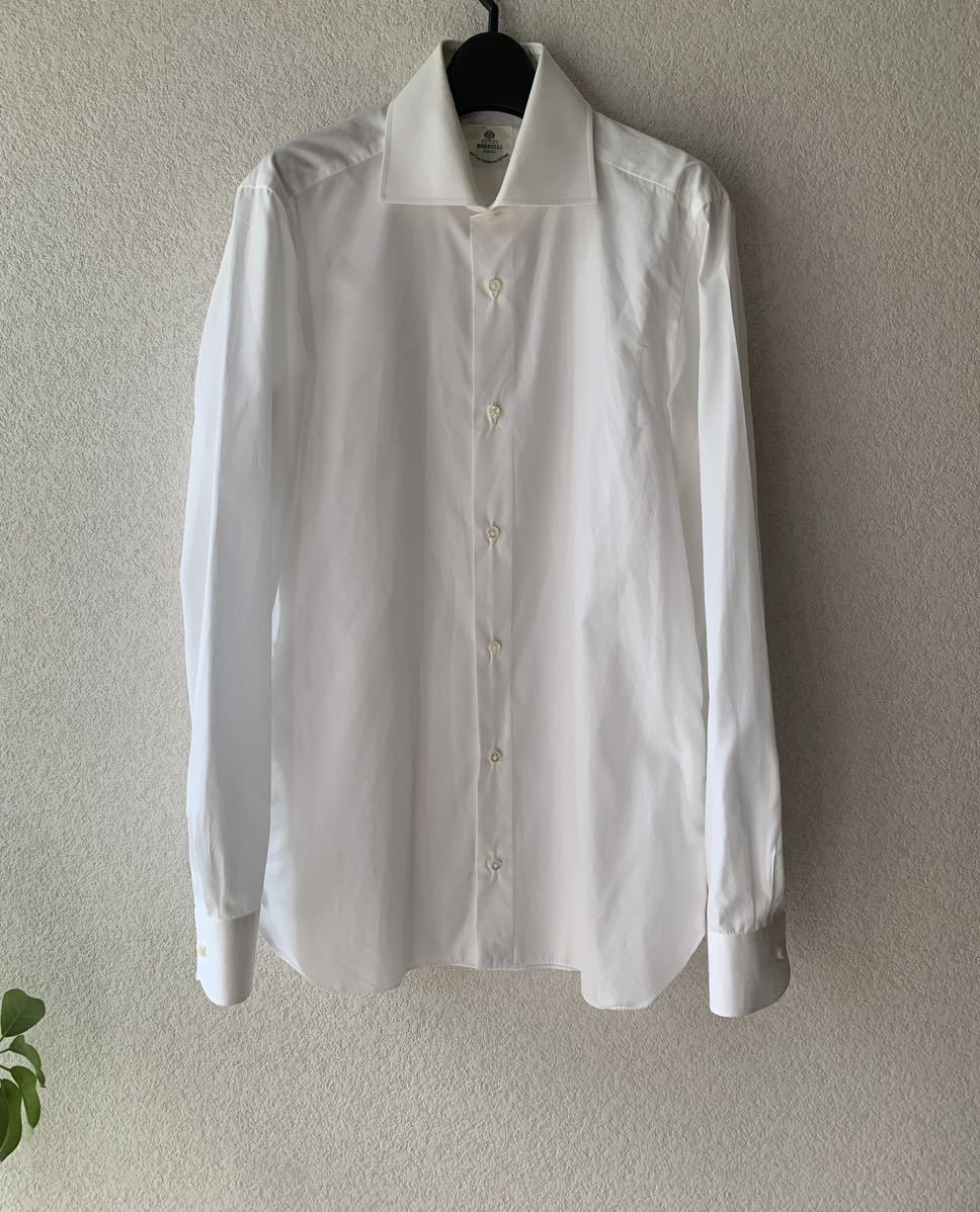 売上実績NO.1 LUIGI ルイジボレッリ 37 SIZE BORRELLI shirts ドレス