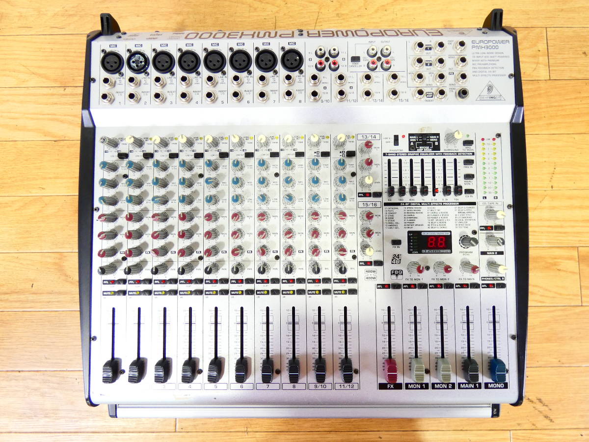 BEHRINGER ベリンガー PMH3000 パワードミキサー 音響機器 機材 ※現状