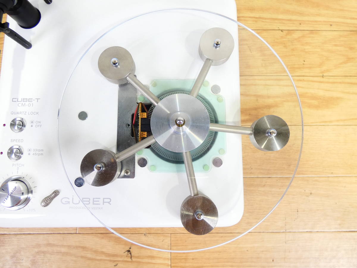 Vestax GUBER CUBE-T CM-01 | フォノイコライザー内蔵レコード