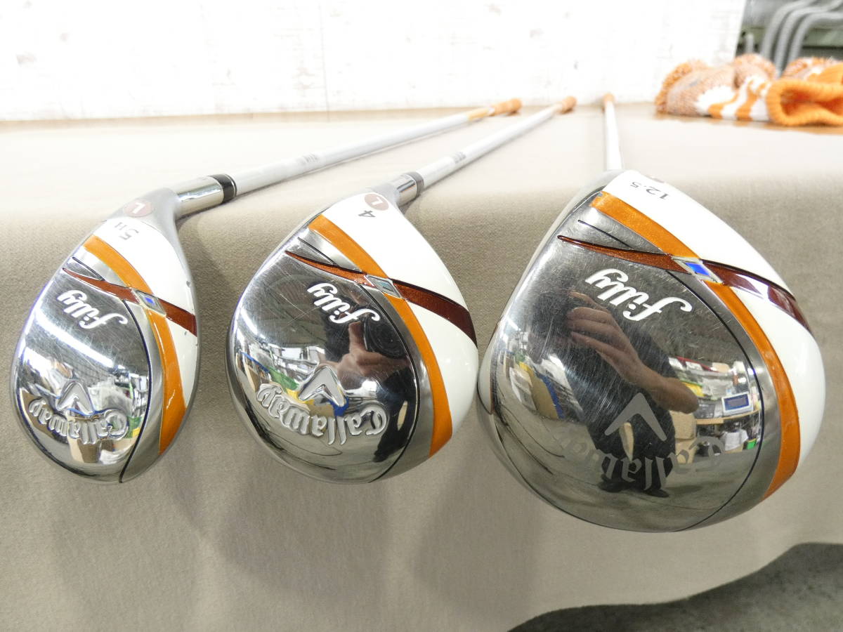 □Callaway キャロウェイ レディース クラブ3本 filly ドライバー