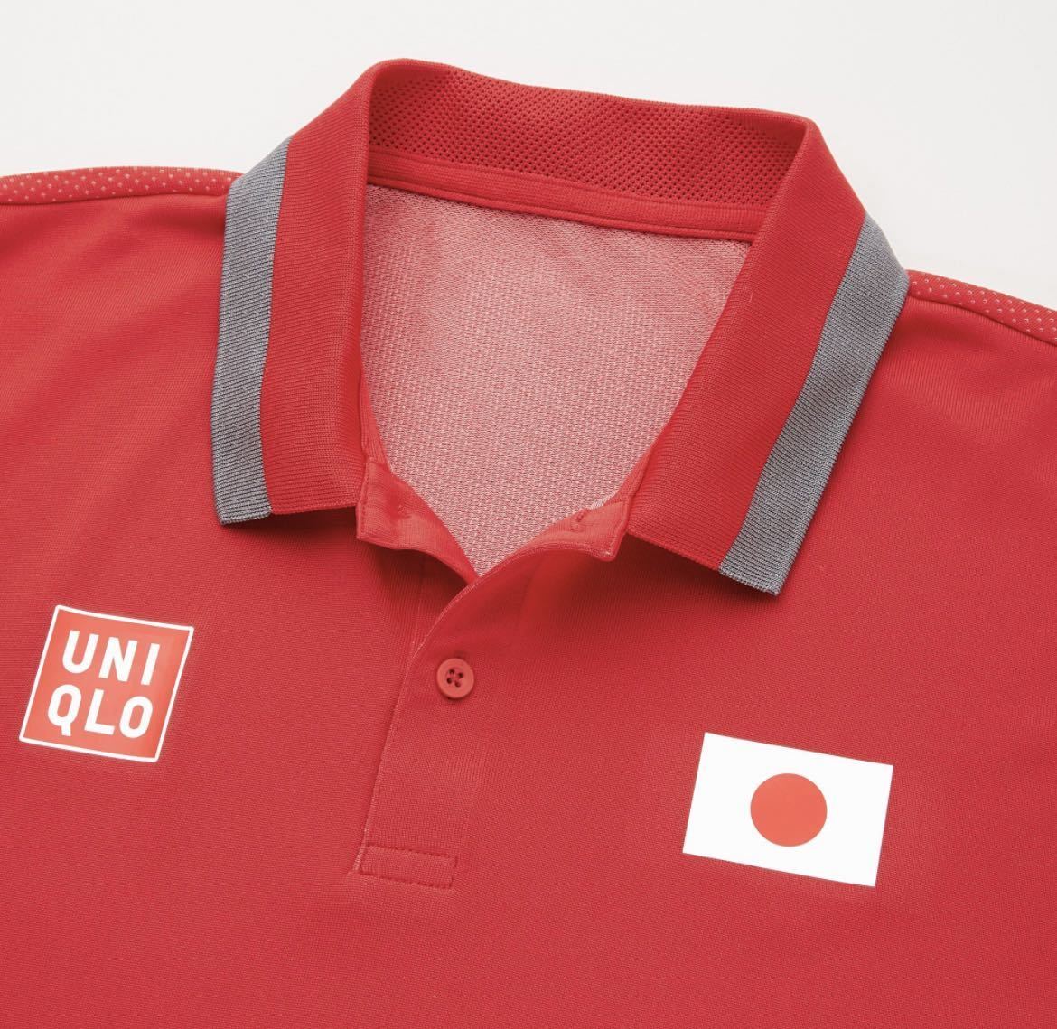 UNIQLO TOKYO 2020 Olympic GAME KN Tennis Wear ユニクロ 錦織圭モデル 東京オリンピックモデル ゲームウェア Mサイズ 新品・タグ付き_画像3