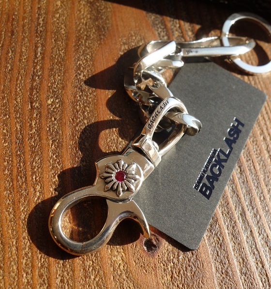 TK новый товар ba авария ISAMU KATAYAMA BACKLASH серебряный 925 × рубин цепочка для ключей серебряная цепь брелок для ключа драгоценнный камень ювелирные изделия ②