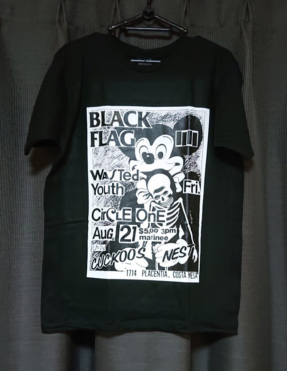 BLACK FLAG ブラックフラッグ ミッキーTシャツ レイモンドペティボン