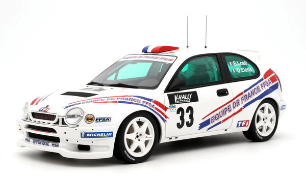 OttO mobile 1/18 トヨタ カローラ WRC ツール・ド・コルス 2000 #33 完成品ミニカー OTM996 新品