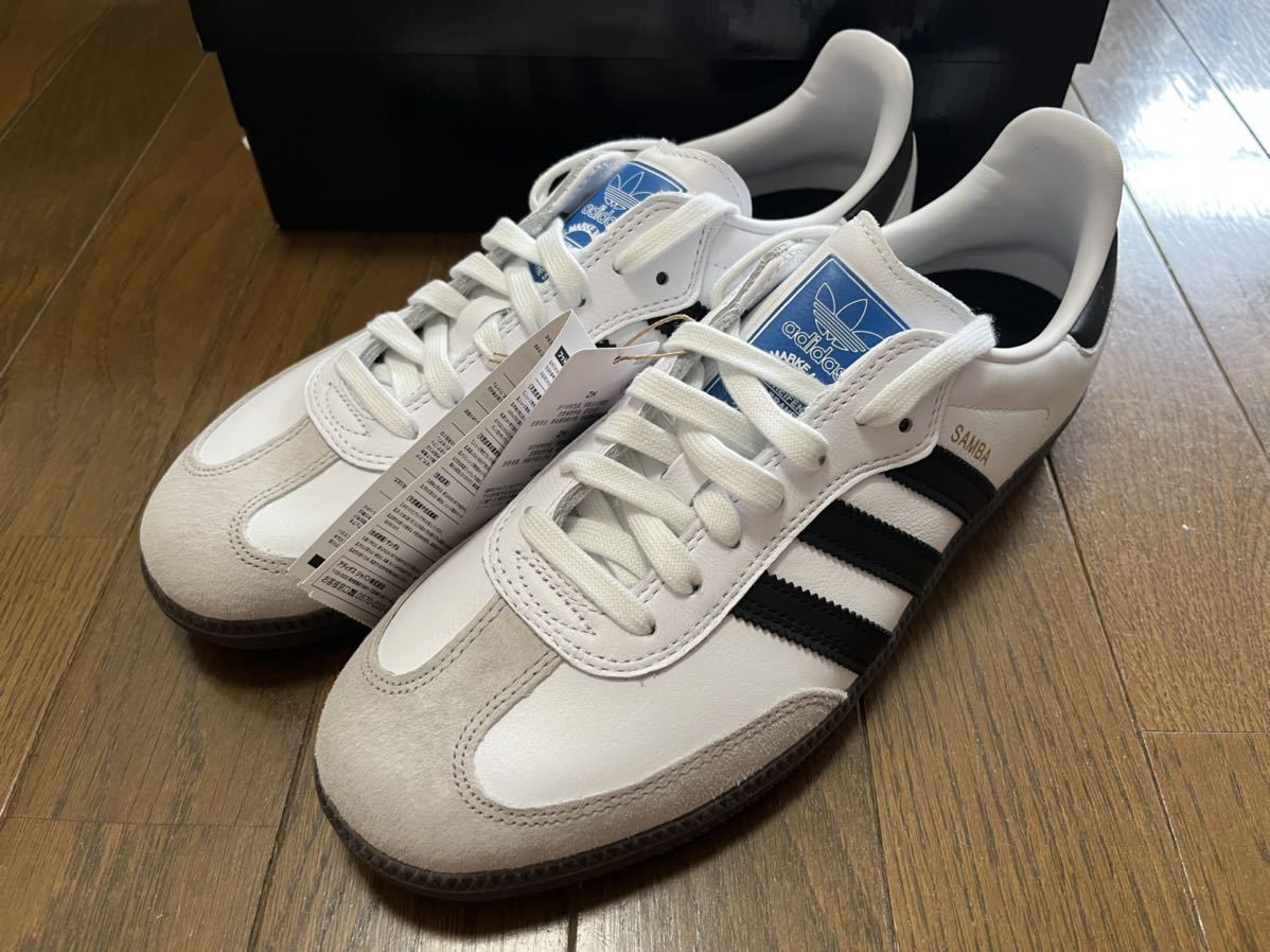 ◇ Adidas Samba ADV フットウェアホワイト 白 27.0 cm アディダス