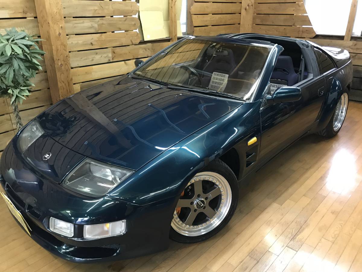 * Fairlady Z Z32 300ZX 2 -seater T-bar roof twin turbo original 5F 2 owner Abu flag wide body KIT custom large number navi TV finest quality!*