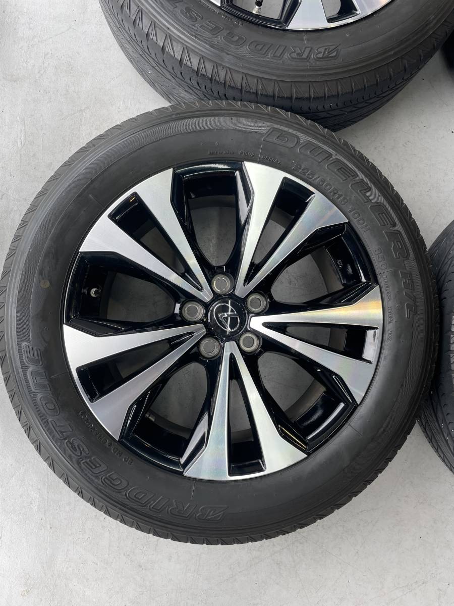 レクサス NX Fスポーツ 後期 純正 20年製タイヤ 225/60R18 4本セット