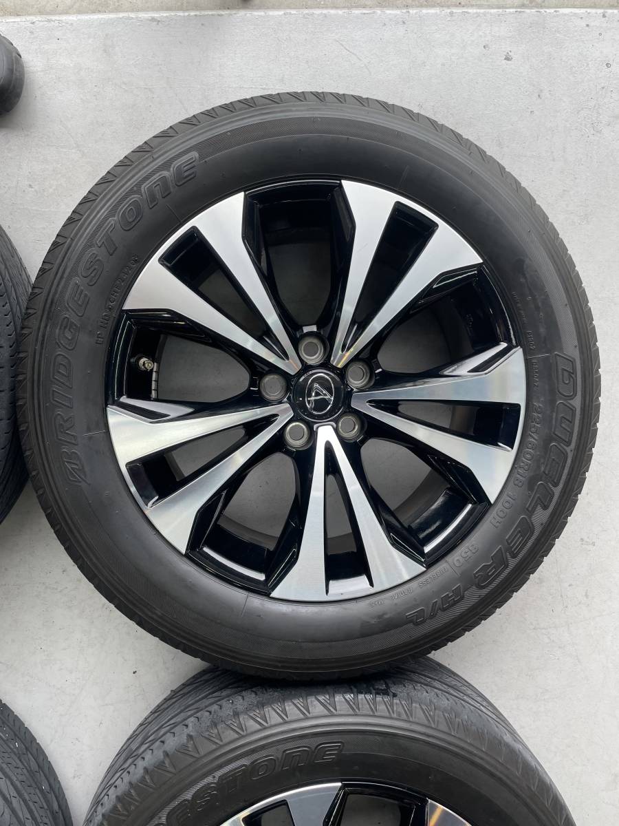 レクサス NX Fスポーツ 後期 純正 20年製タイヤ 225/60R18 4本セット
