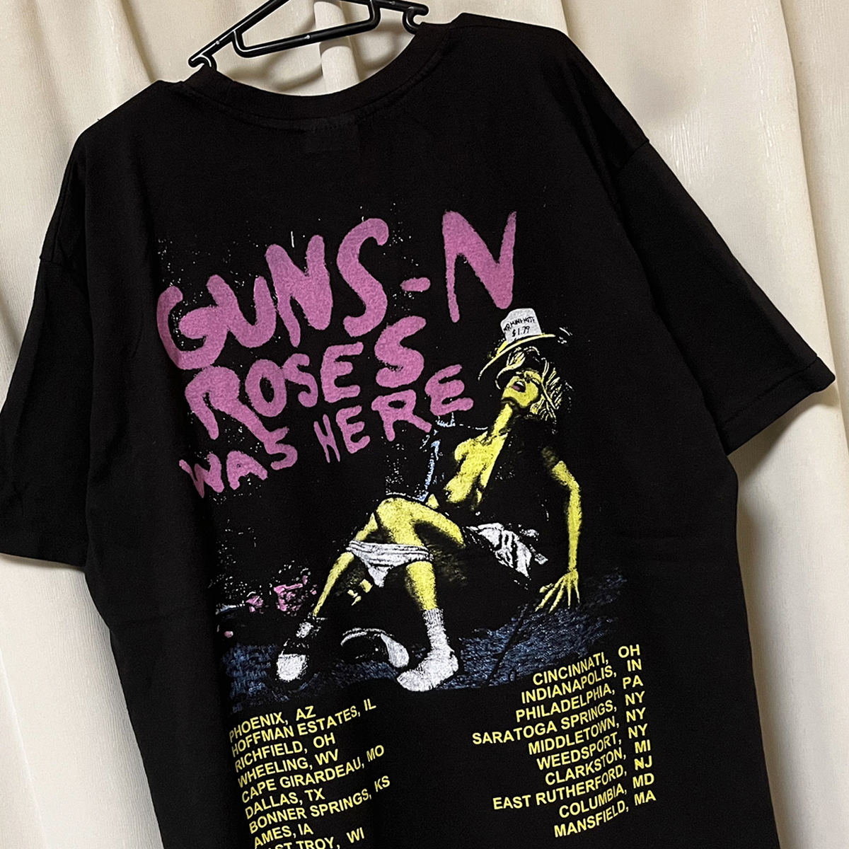 XL Guns N'Roses ガンズアンドローゼズ Tシャツ ガンズ 発禁ジャケット