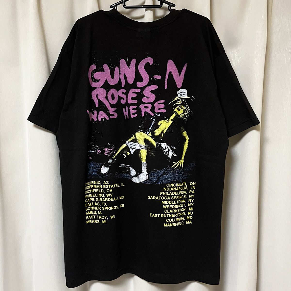XL Guns N'Roses ガンズアンドローゼズ Tシャツ ガンズ 発禁ジャケット 