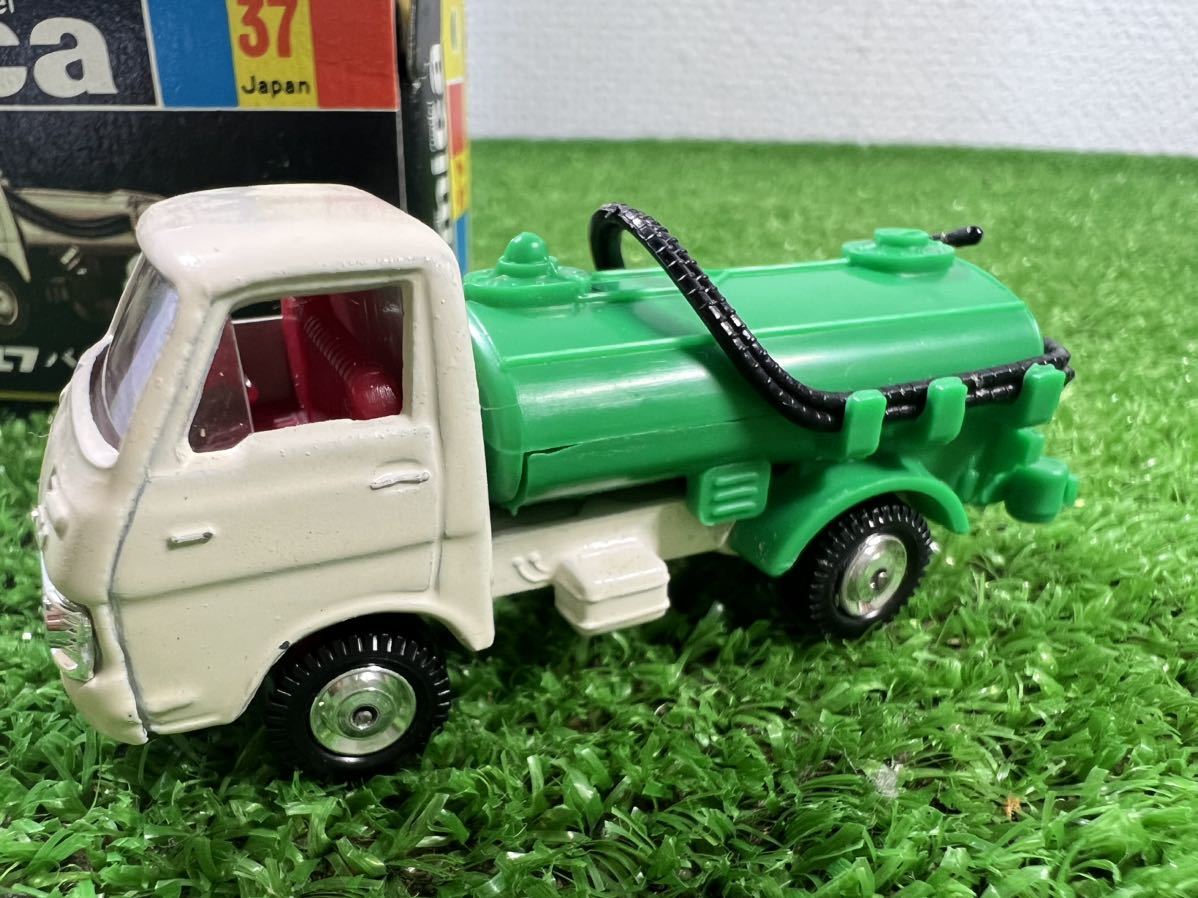 ジャンク TOMY tomica トミカ No.37 ISUZU ELF いすゞエルフバキュームカー 日本製 当時物 絶版品_画像8