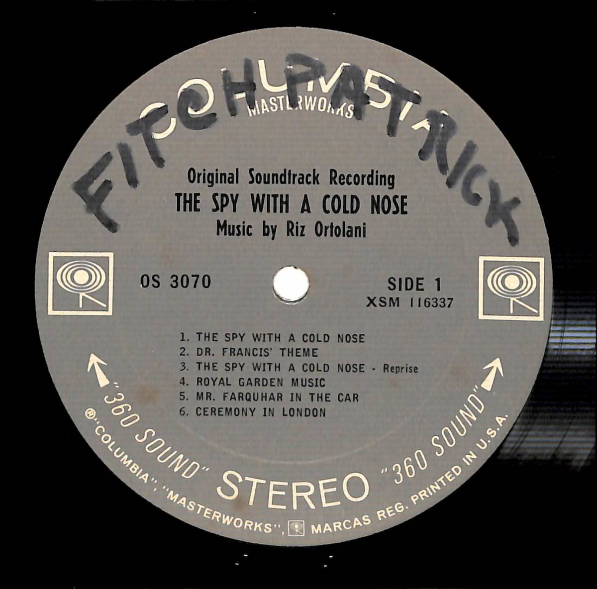d5509/LP/米/2eye/OST/The Spy With A Cold Nose/リズ・オルトラーニ_画像3