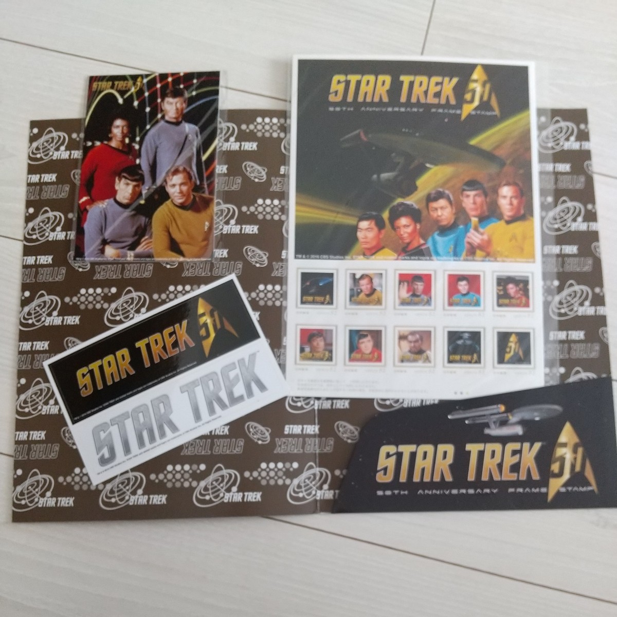 STARTREK フレーム切手 ☆50周年 アニバーサリー スタートレック