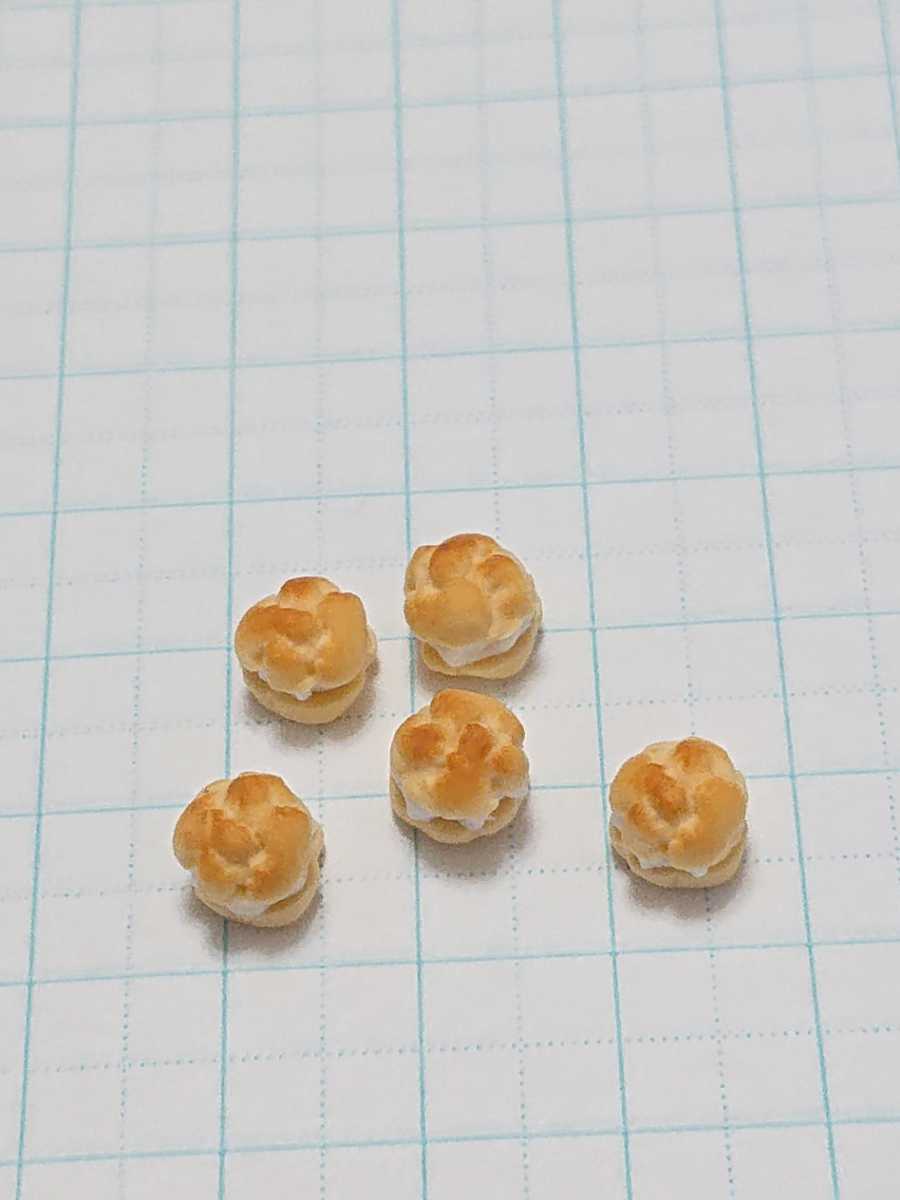 ミニチュア シュークリーム 小 5個セット ドールハウス | gazebogroup.ae