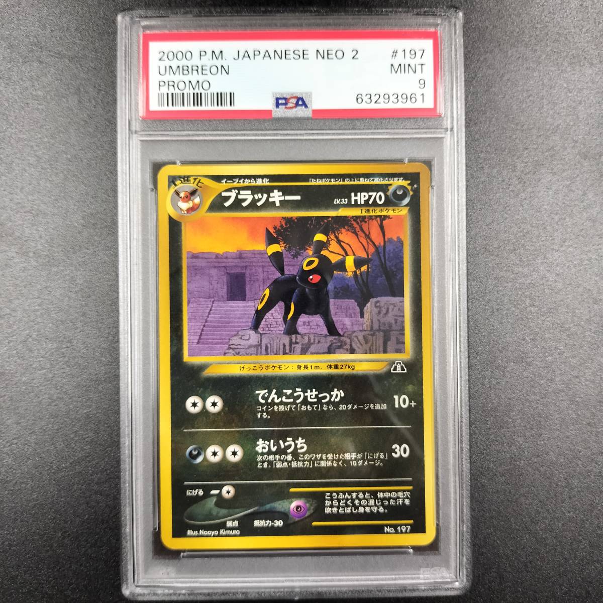 1円スタート】ブラッキー PSA9 neo プレミアムファイル2 プロモ
