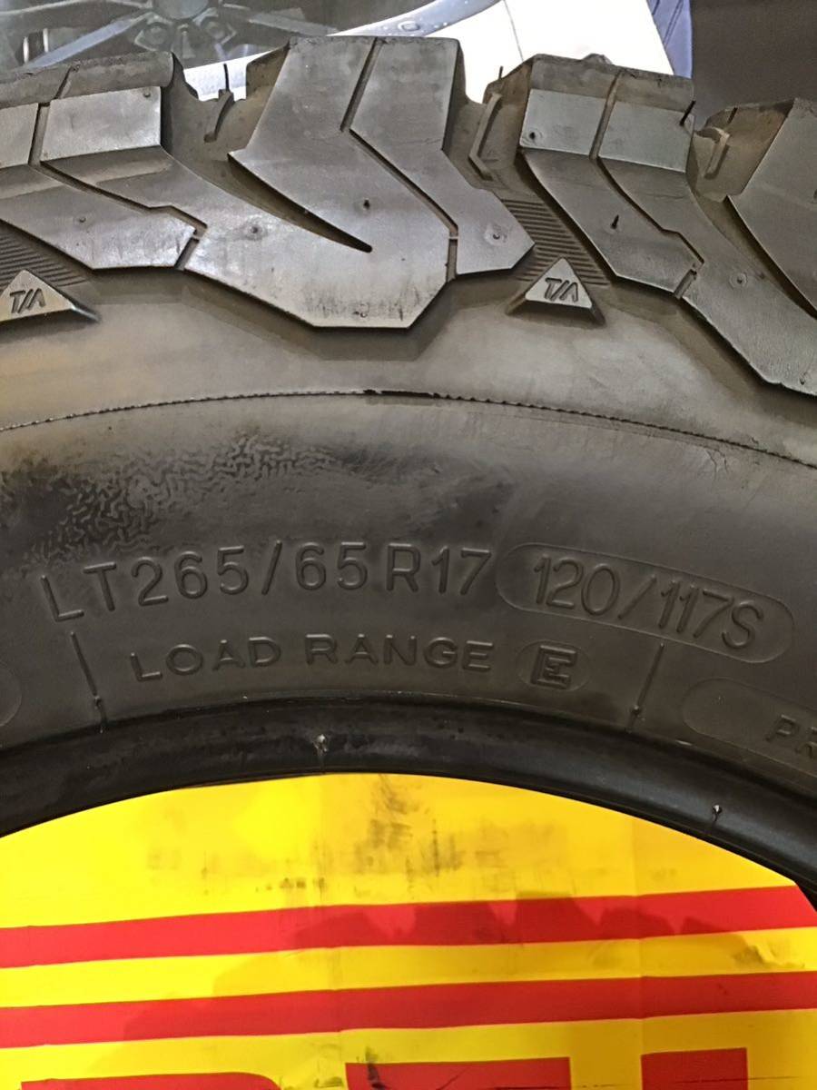 BF Goodrich グッドリッチ All-Terrain T/A LT265/65R17 120/117S 10PR 中古品4本_画像8