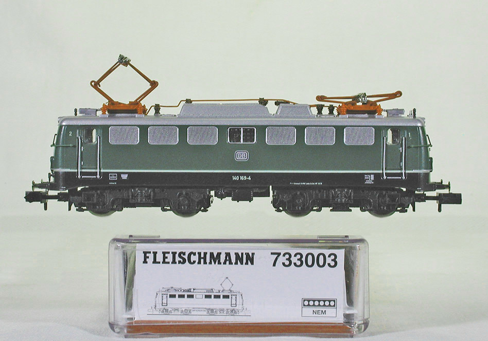 FLEISCHMANN #733003 ＤＢ （旧西ドイツ国鉄） ＢＲ１４０型電気機関車 （クロームグリーン）