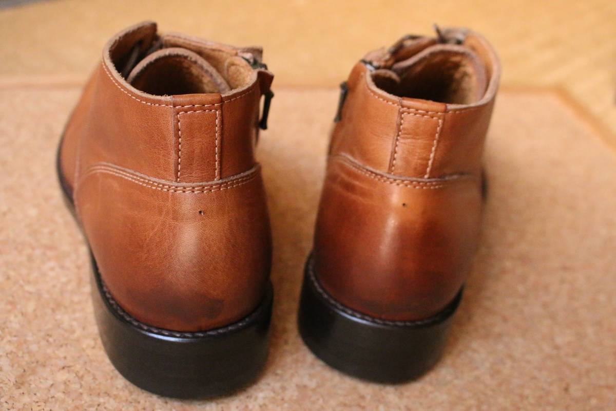 未使用 PADRONE パドローネ CHUKKABOOTS SIDE ZIP チャッカブーツ