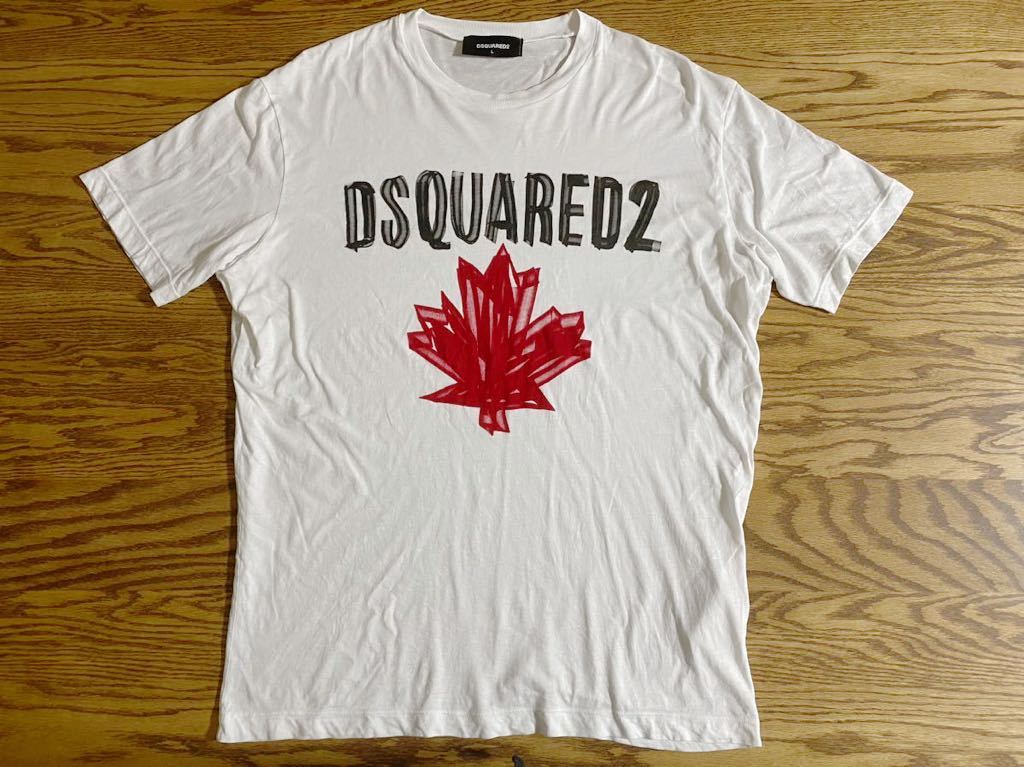 送料無料★21SS★DSQUARED2★SnowManラウール着用★メープルTシャツ★国内正規品★L_画像2