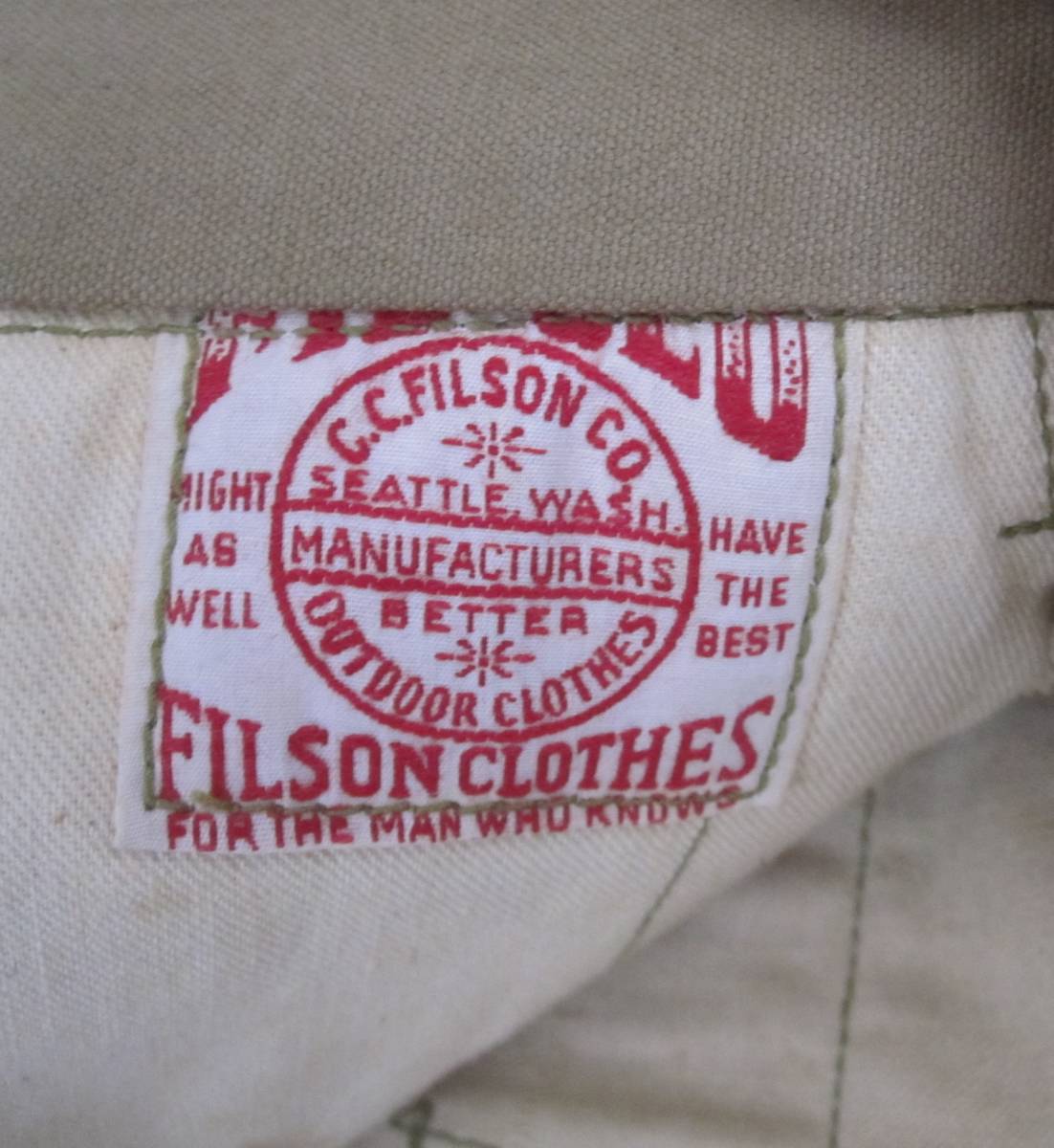 ☆デッド 1920s FILSON ロガー ハンティングパンツ トラウザーズ ☆デッド 1920s FILSON ロガー ハンティングパンツ トラウザーズ
