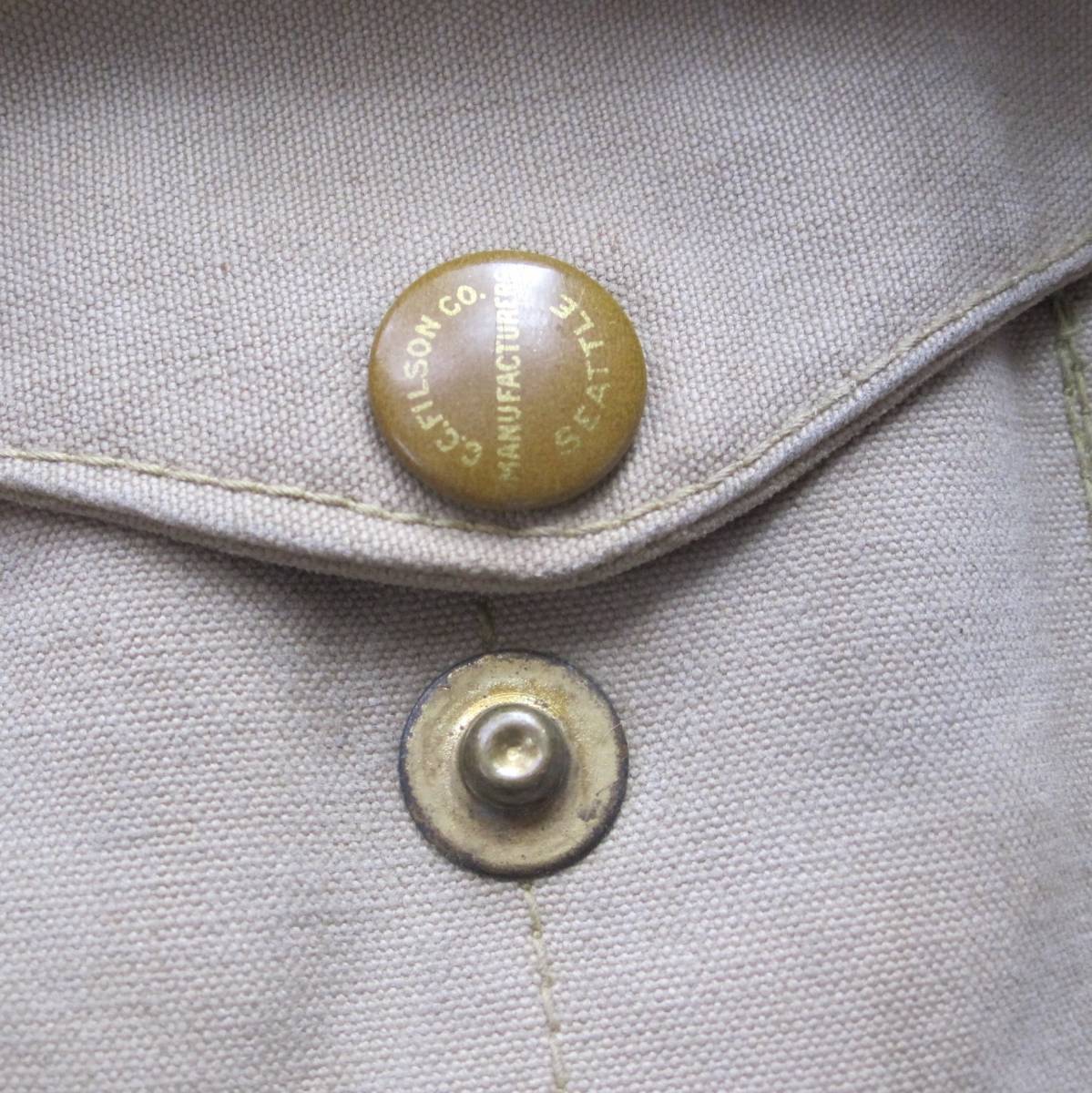 30s FILSON クルーザー ジャケット / Vintage Filson Tin Cloth 30s FILSON クルーザー ジャケット / Vintage Filson Tin Cloth