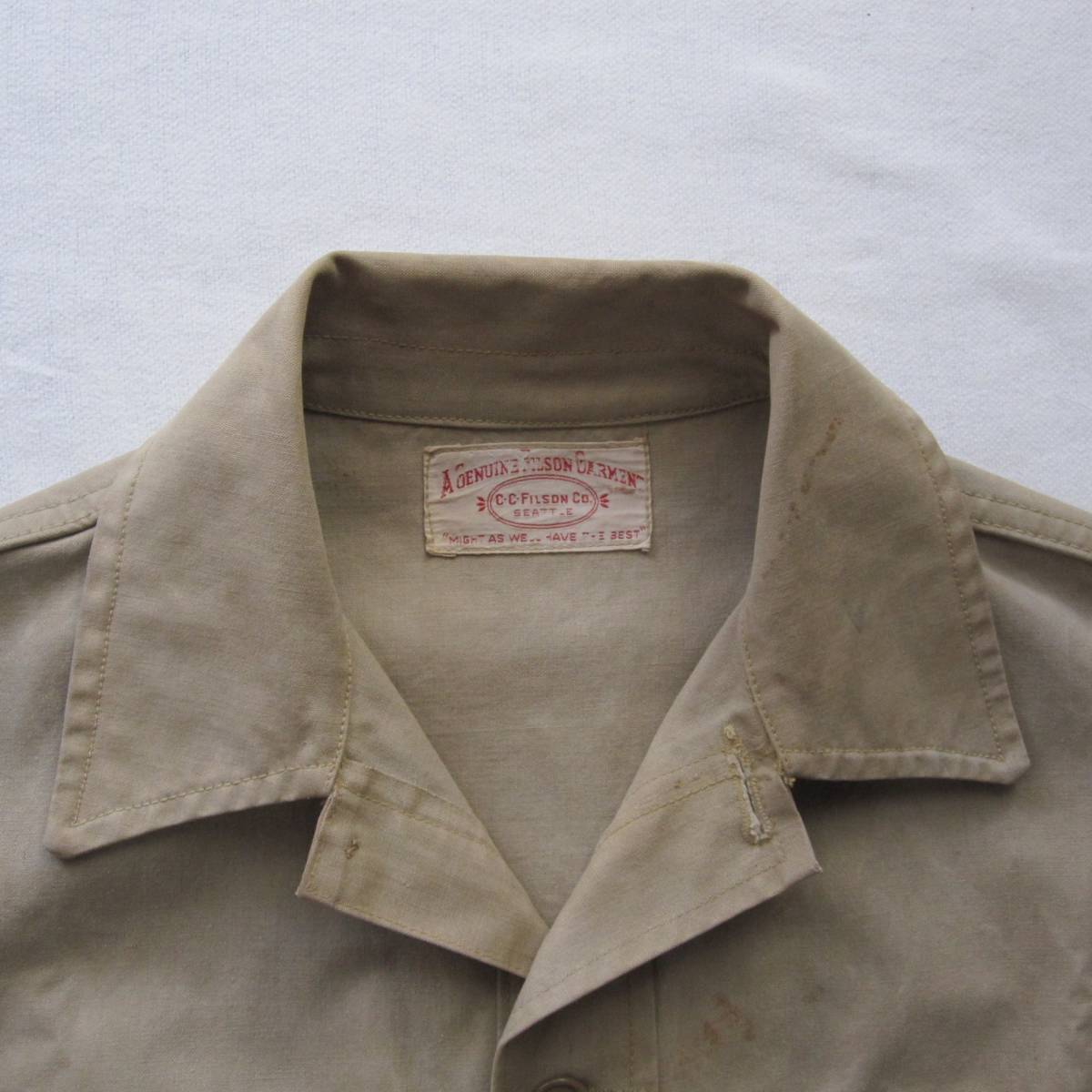 30s FILSON クルーザー ジャケット / Vintage Filson Tin Cloth 30s FILSON クルーザー ジャケット / Vintage Filson Tin Cloth