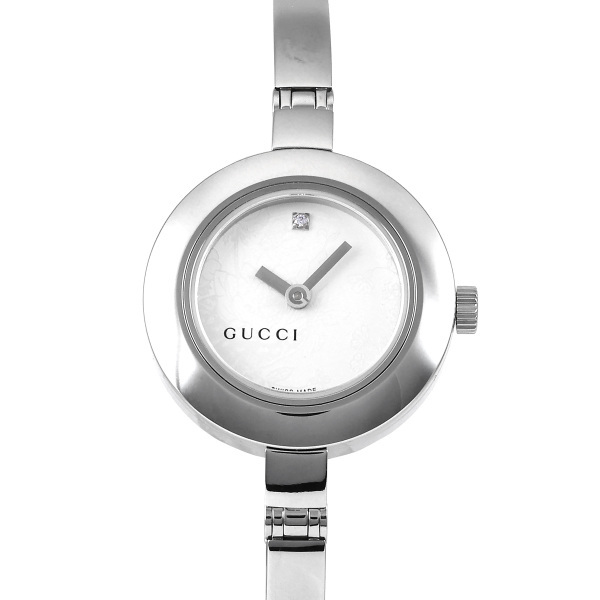 グッチ GUCCI Gサークル YA105507 シルバー文字盤 新品 腕時計 レディース