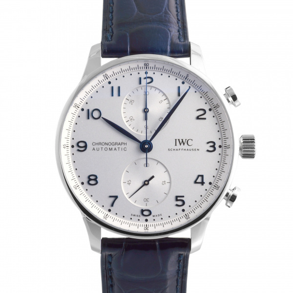 IWC ポルトギーゼ ・クロノグラフ IW371605 シルバー文字盤 新品 腕時計 メンズ