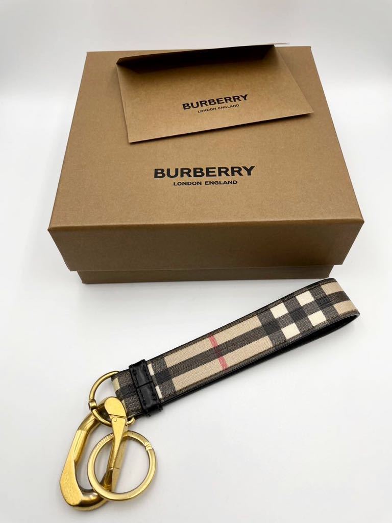 美品】Burberry キーリング-