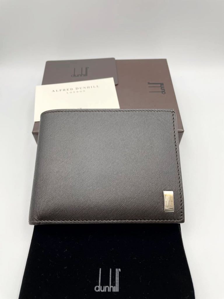 高速配送 極美品 ダンヒル 二つ折り財布 ダークブラウン 小銭入れ付き メンズ カードケース コインケース 二つ折り財布(小銭入れあり) 高速配送 極美品 ダンヒル 二つ折り財布 ダークブラウン 小銭入れ付き メンズ カードケース コインケース 二つ折り財布(小銭入れあり)