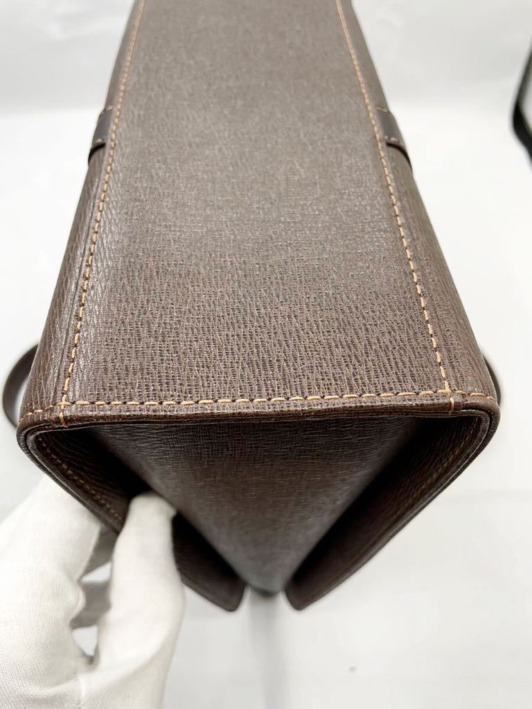 未使用品 バーバリー ハンドバッグ ダークブラウン レディース メンズ
