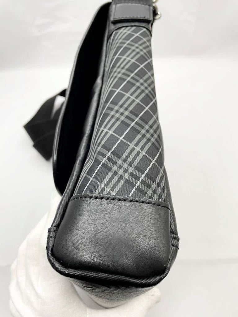 バーバリー　ブラックレーベル　ショルダーバッグ ブラック　美品　メンズ　カバン　ビジネスバッグ　BURBERRY BLACK LABEL _画像6