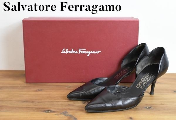 AW A2242 高級 箱付き Salvatore Ferragamo サルヴァトーレフェラガモ
