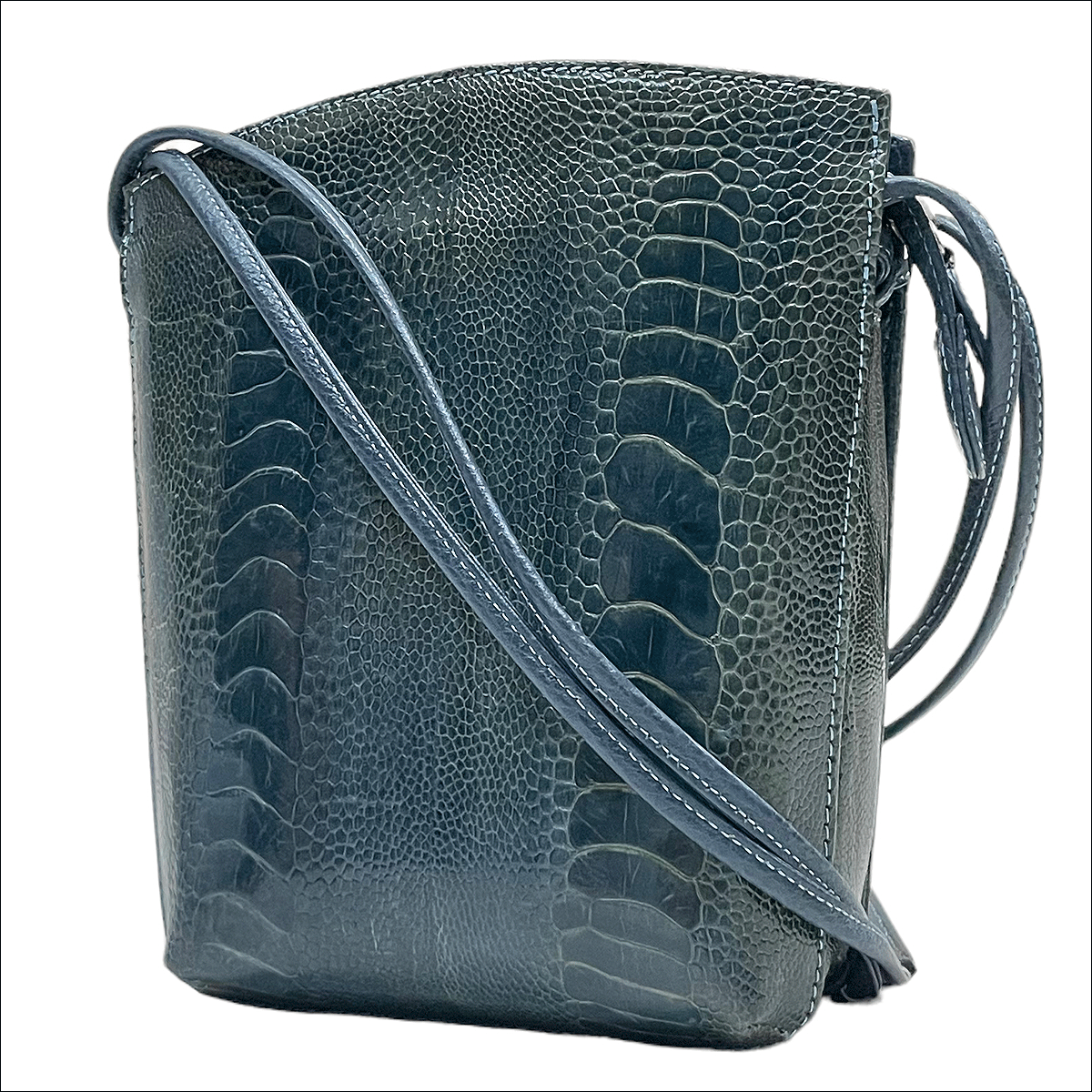 J5019 美品 オーストレッグ ショルダーバッグ ブルー系 | comfaca.com