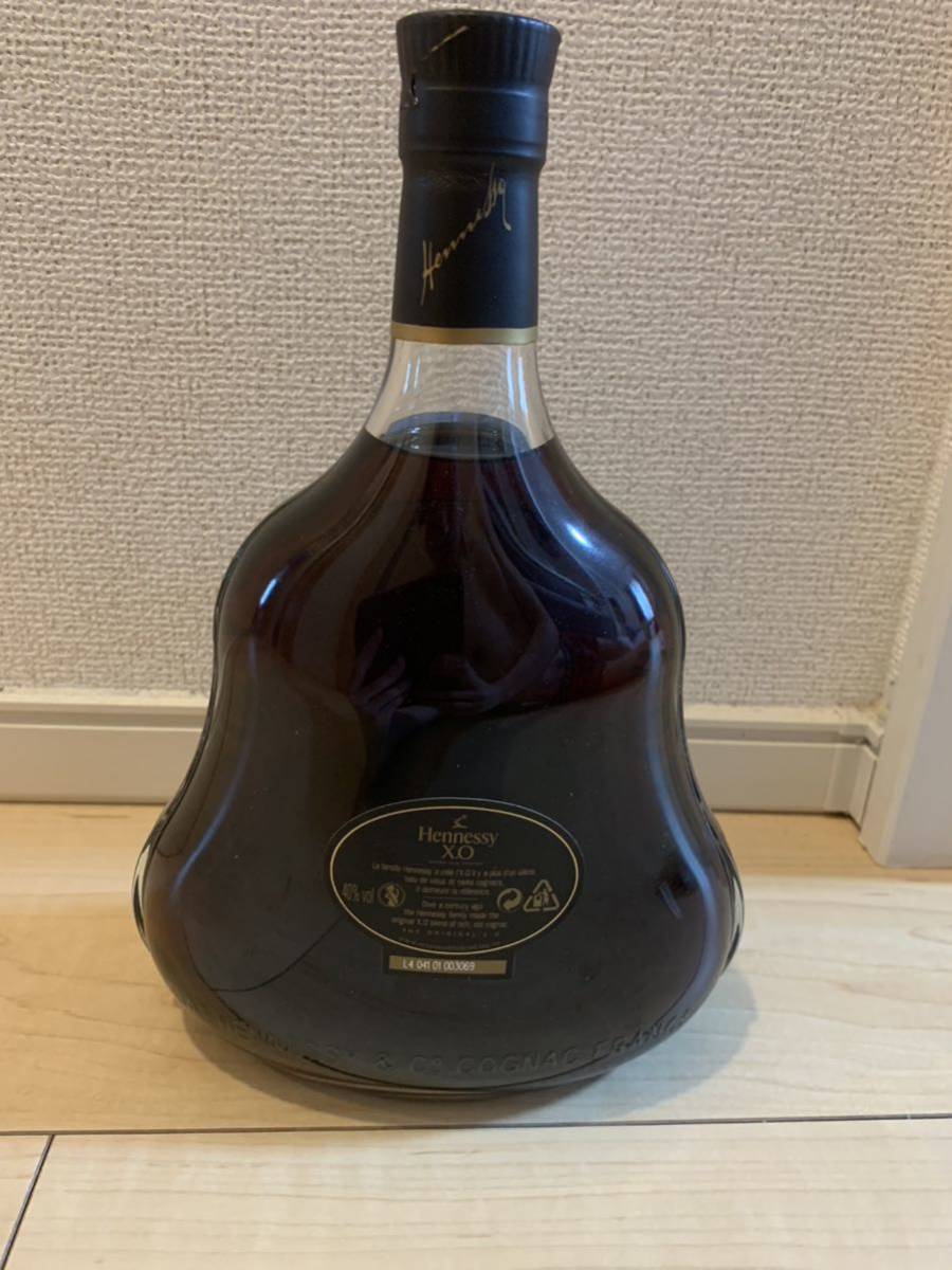 Hennessy ヘネシーXO 黒キャップ 希少1000ml 未開栓(ヘネシー)|売買