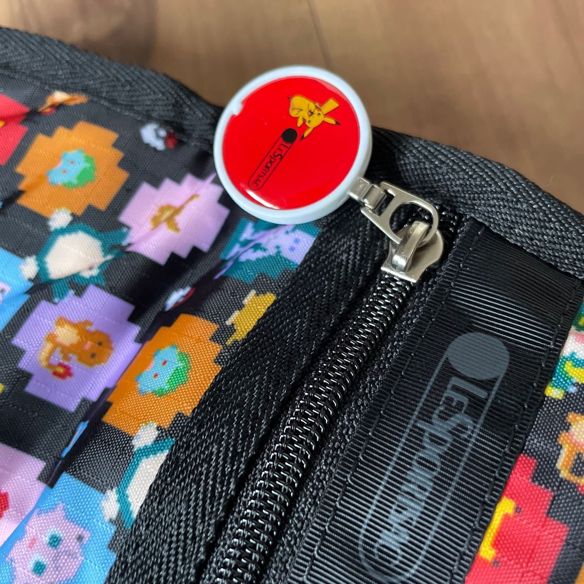 最終価格【新品未使用】レスポートサック　ポケモン　ピクセル　ボストンバッグ　LeSportsac ポケモンセンター　限定