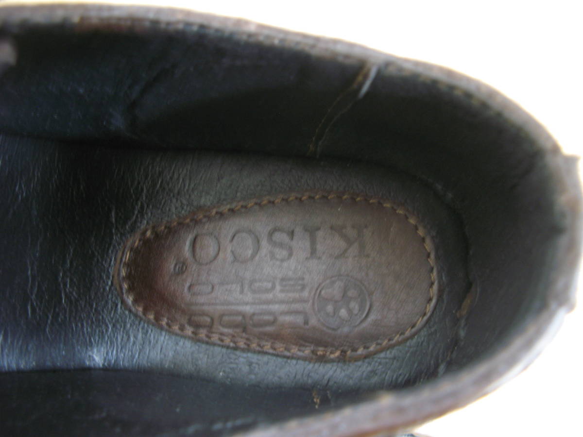 新品 KISCO （キスコ）メンズNo.5866【本革】メンズカジュアルジギリーシューズ　42(26.0cm) 革靴　ビジネスシューズ_画像10