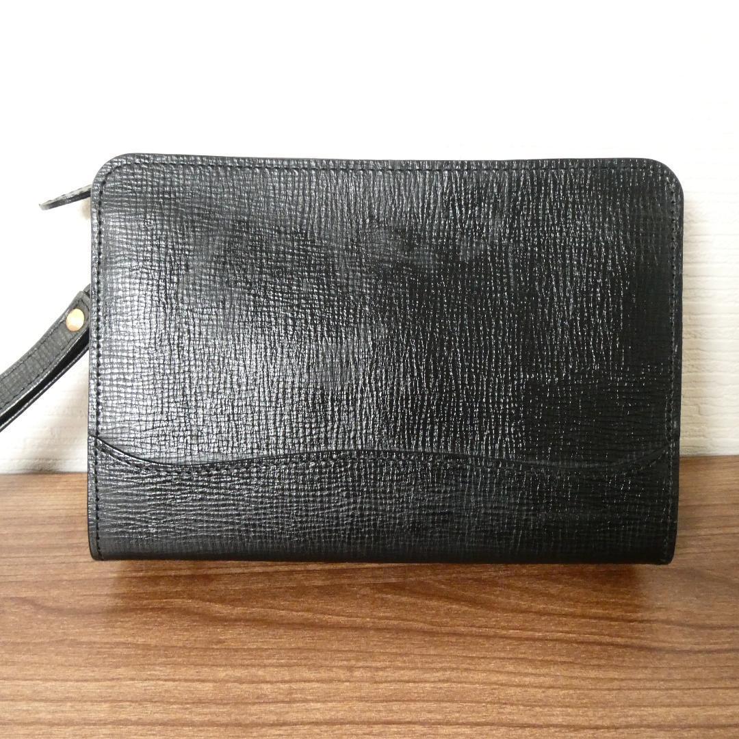良品 綺麗 BURBERRY LONDON バーバリーロンドン レザー ロゴ セカンド