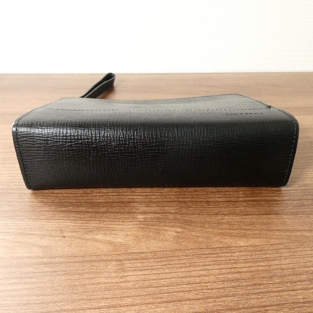 良品 綺麗 BURBERRY LONDON バーバリーロンドン レザー ロゴ セカンド