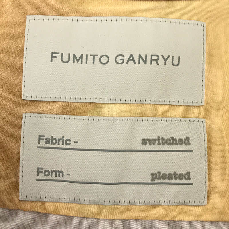 【新品】 FUMITO GANRYU / フミトガンリュウ | 2020SS | Watteau pleats Hawaiian shirt landscape オープンカラーシャツ | 2 | PINK SKY_画像5