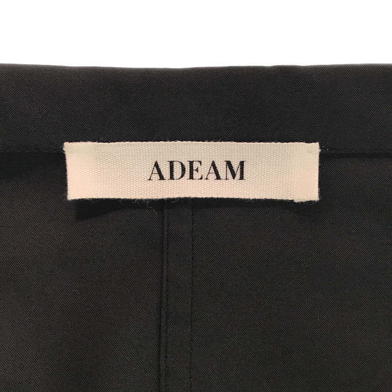 【美品】 ADEAM / アディアム | レイヤード デザイン ミリタリー デタッチャブル シャツ ワンピース キャミソール・ハンガー付き | 2 | ブ_画像5