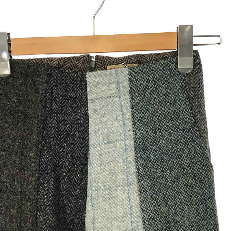 【新品】 MALION vintage / マリオンヴィンテージ | 2018AW | tweed patch work pants リメイク ツイード パッチワーク パンツ | 25 | ASS_画像2