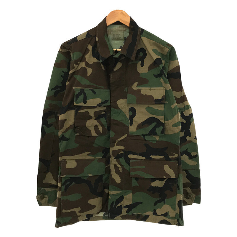 【新品】 VINTAGE / ヴィンテージ古着 | DEAD STOCK / デッドストック 米軍 BDU ウッドランドカモ 迷彩 コンバット ジャケット サバゲー |_画像1