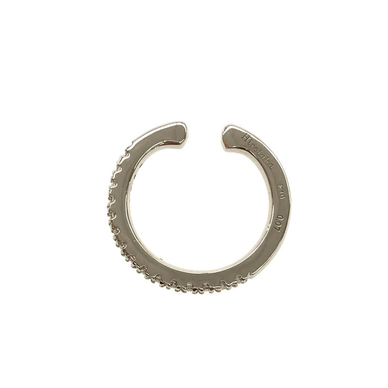 美品】 Hirotaka / ヒロタカ | K10 0.07ct ホワイトロジウム プレー