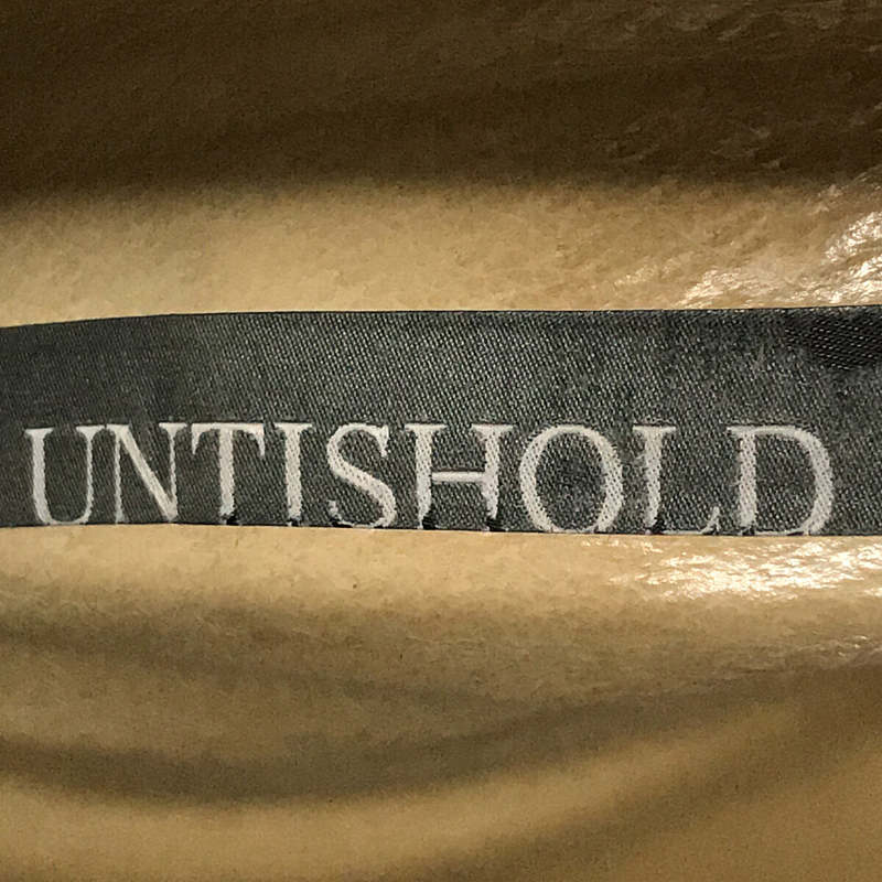 UNTISHOLD / アンチショルド | Naty -5 Leather レザー ショートブーツ | 35 | ブラック_画像7