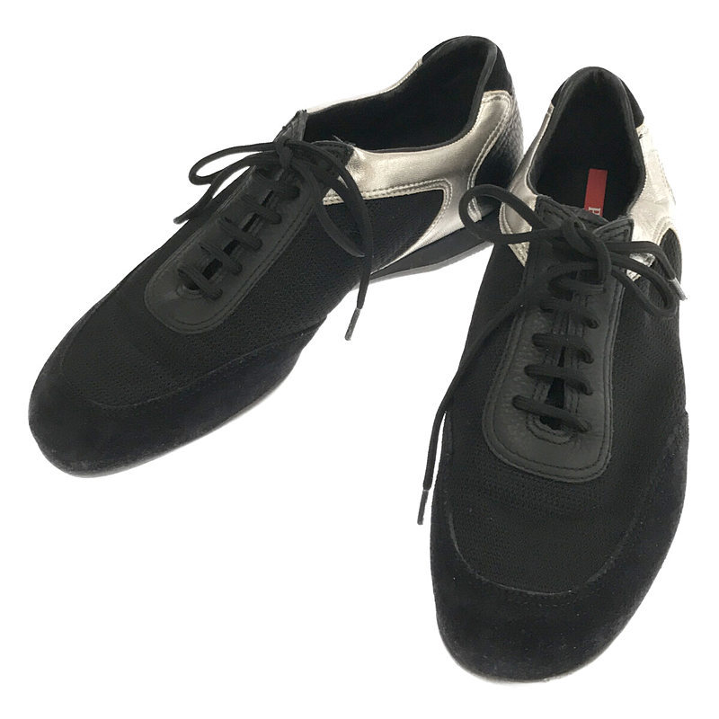 2022激安通販 PRADA 【美品】 / ブラック | 35 | スニーカー ローカット ナイロン レザー | プラダ 22.0cm以下 2022激安通販 PRADA 【美品】 / ブラック | 35 | スニーカー ローカット ナイロン レザー | プラダ 22.0cm以下