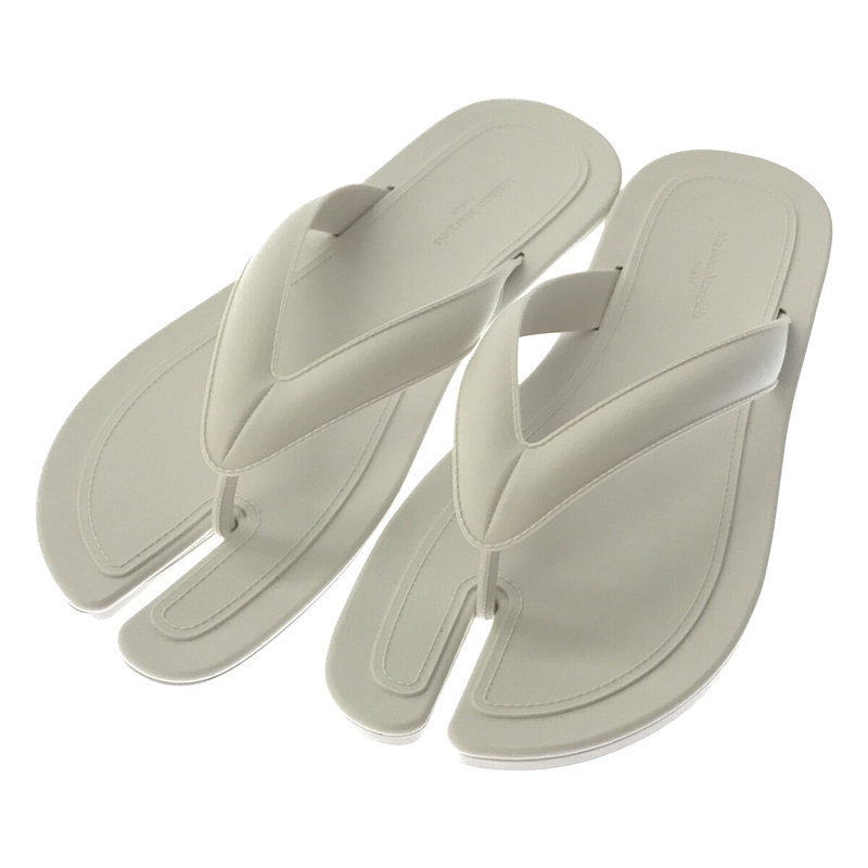 【新品】 Maison Margiela / メゾンマルジェラ | 2022SS | TABI FLIP FLOP 足袋 タビ ビーチサンダル | 38 | ホワイト