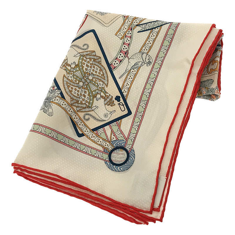 【新品】 HERMES / エルメス | Dame de Coeur カレ70 silk スカーフ | ー | マルチカラーの画像2