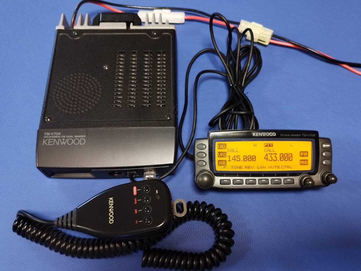 KENWOOD 144/430MHz 20W モービル機 TM-V708(モービル)|売買された